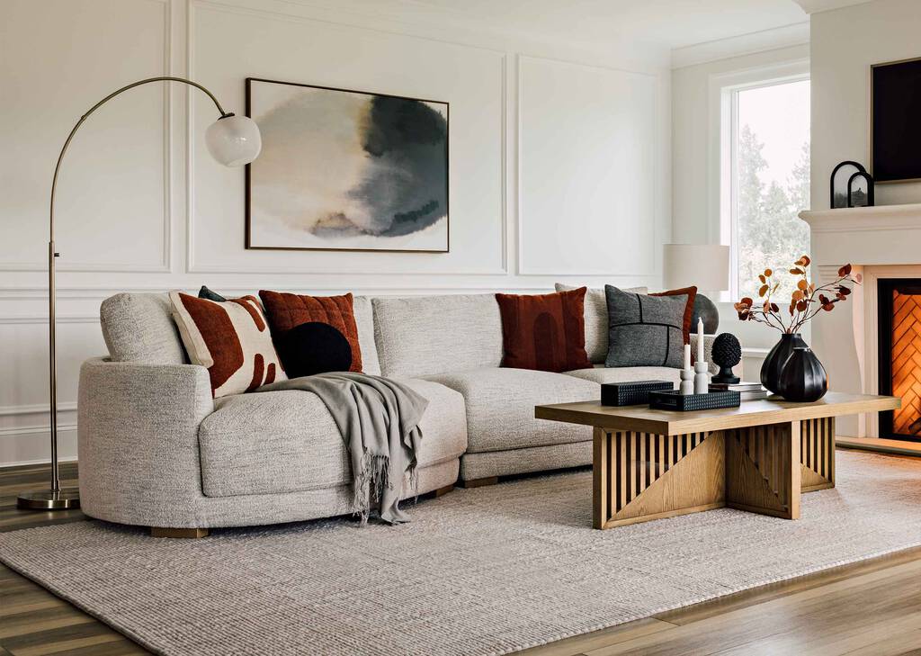 Anderson Sofa Chaise -Luly Pepper, LCF