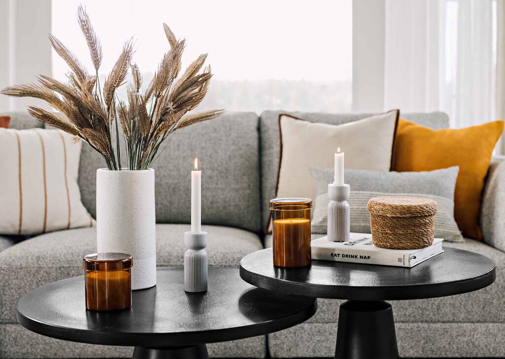 Gershwin Recycled Metal Nesting Coffee Table Set Bronze