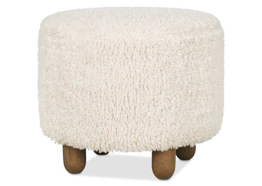 Gloria Ottoman -Burke Natural