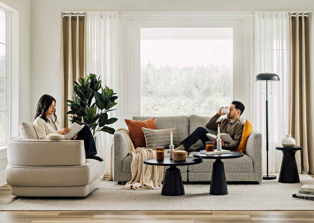 Gershwin Recycled Metal Nesting Coffee Table Set Bronze