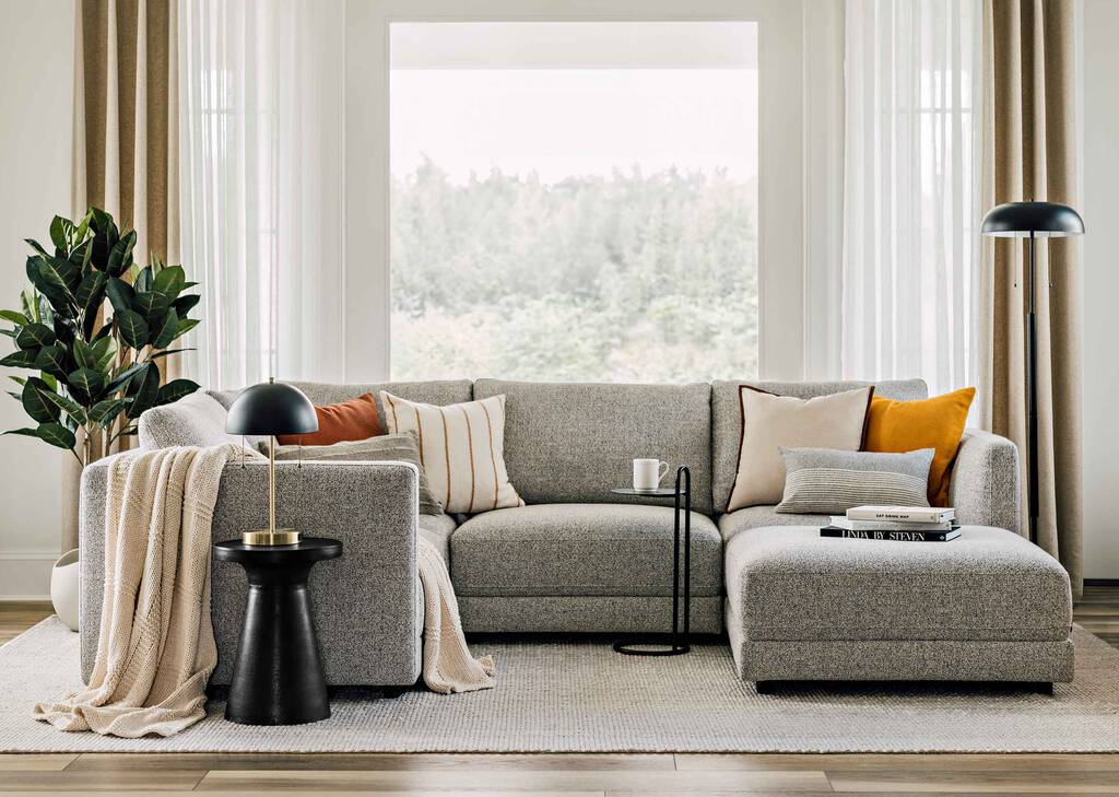 Mila Armless Chair Module -Sela Grey