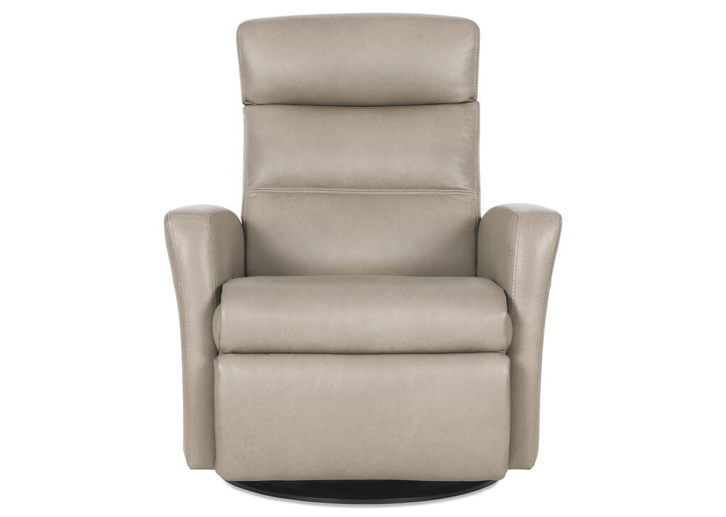 Jasper Leather Recliner -Sol Dove