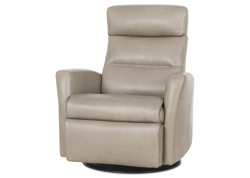Jasper Leather Recliner -Sol Dove