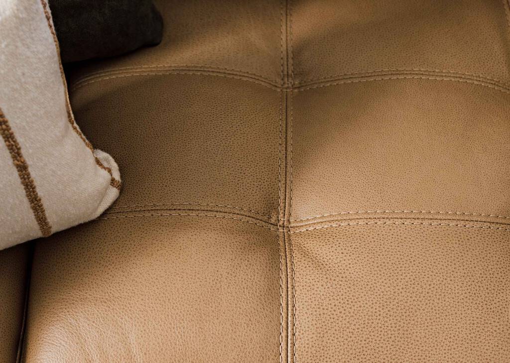 Carson Leather Sofa Chaise LCF -Zen Ston