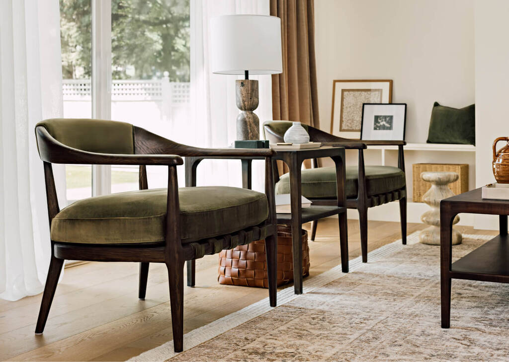 Bosco Armchair -Rya Olive