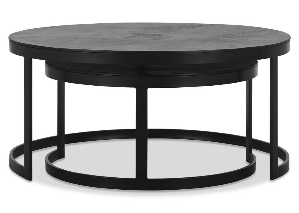 Irwin Nesting Coffee Tbl Set Lrg -Bronze