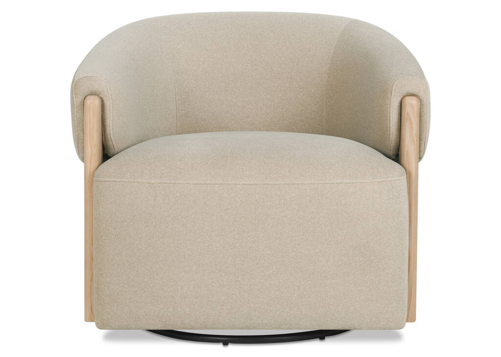 Alicent Swivel Armchair -Vaughn Sand