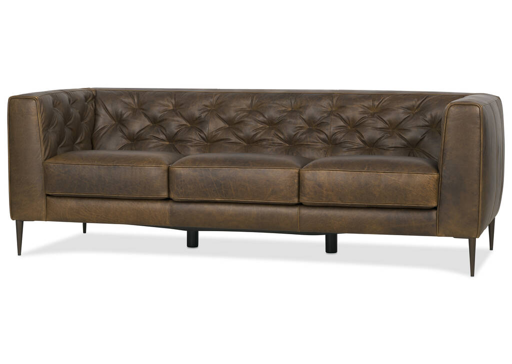 Marcello Leather Sofa -Waco Tobacco