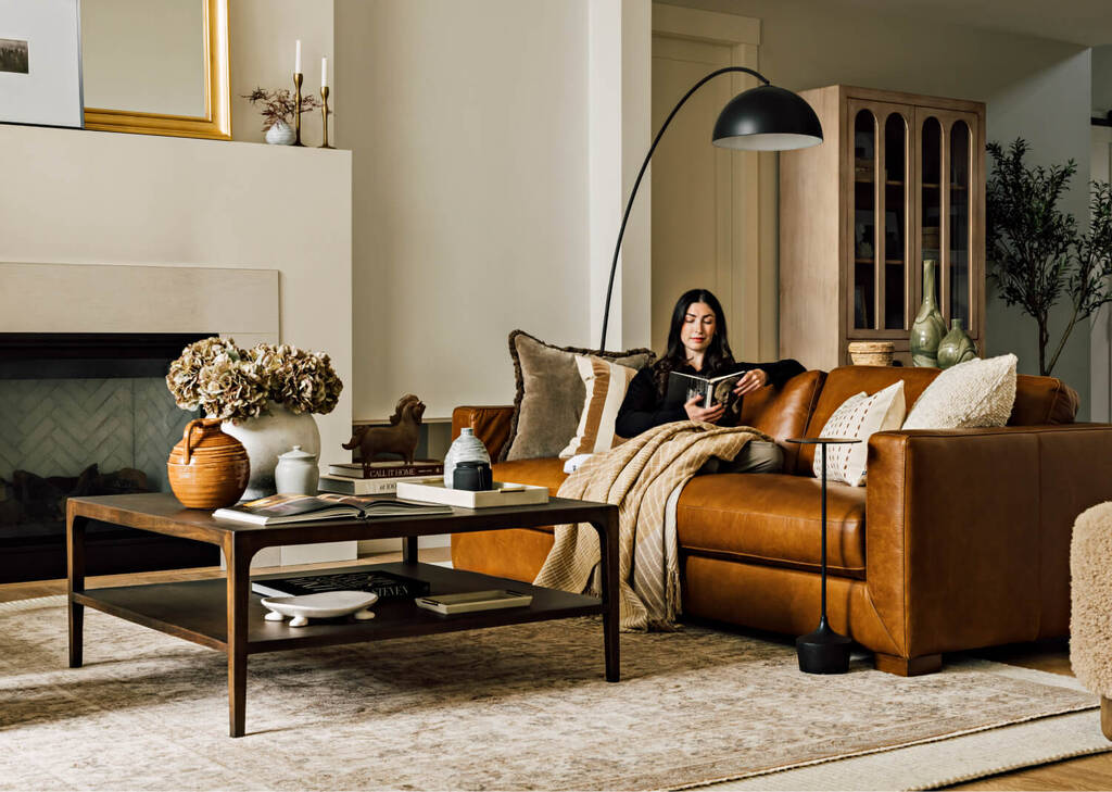 Dundas Square Coffee Table -Hughes Umber