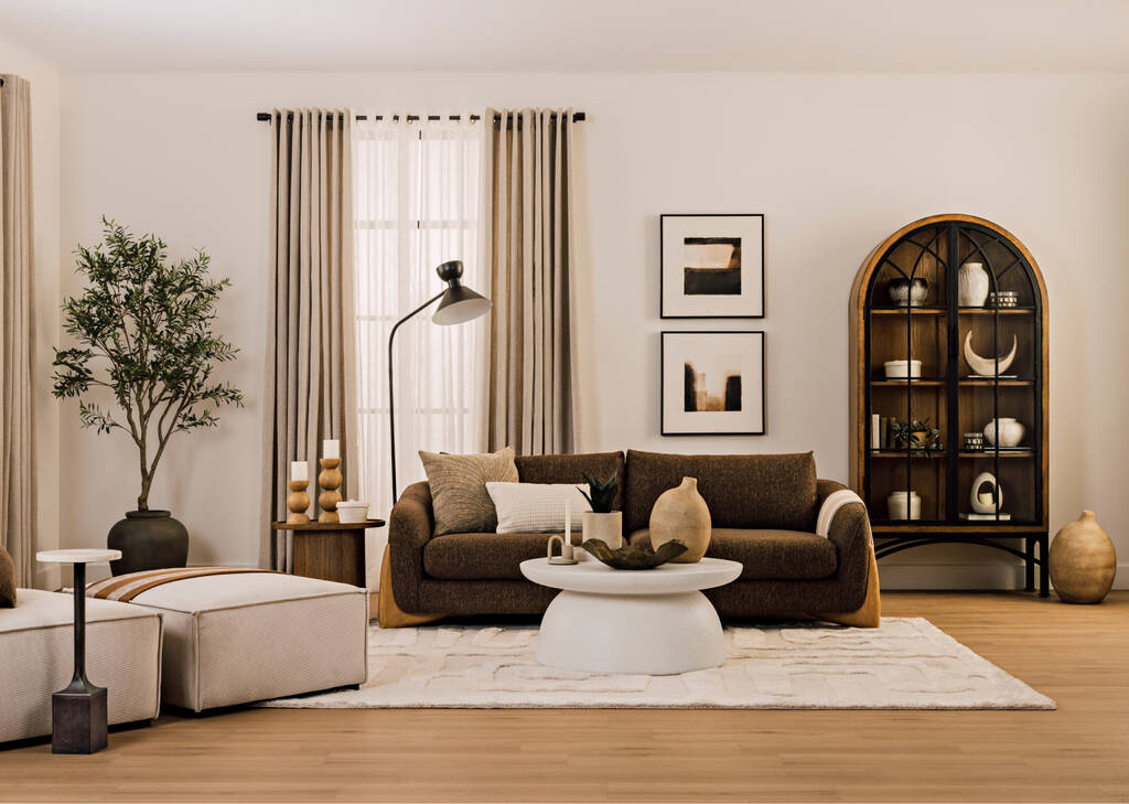 Oram Coffee Table 36" -Plaster