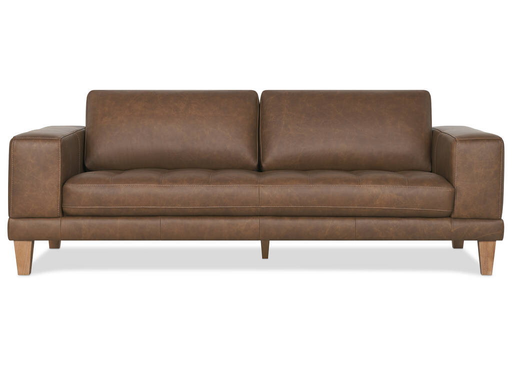 Carson Leather Sofa -Wes Rum