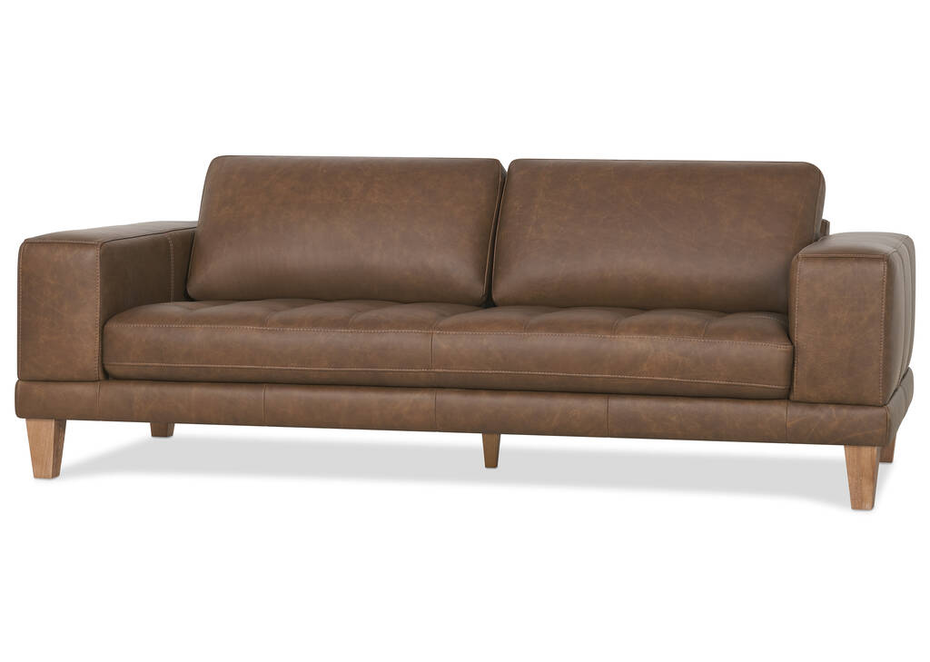 Carson Leather Sofa -Wes Rum