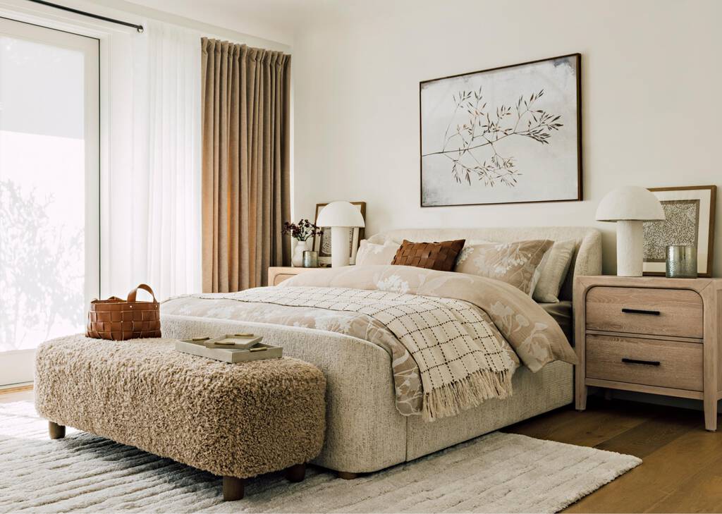 Gabi Bed -Pascal Cream, KING