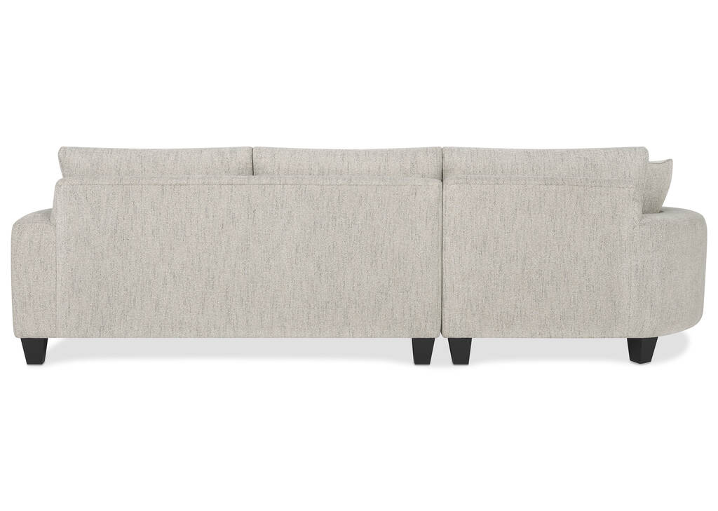 Bronx Round Chaise LCF -Fairfax Almond