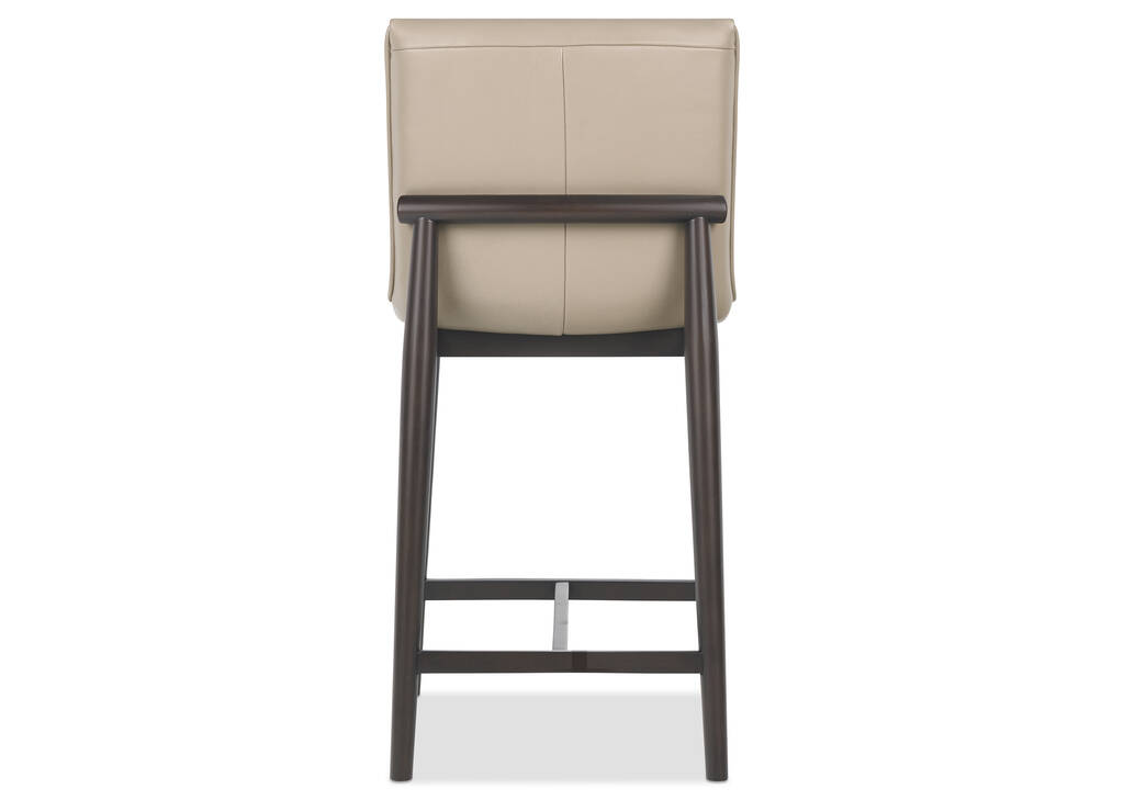Esmae Leather Counter Stool -Reede Stone