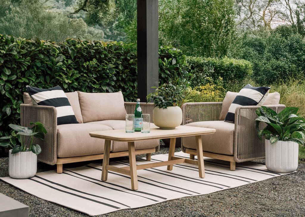 Belize Outdoor Loveseat -Sand