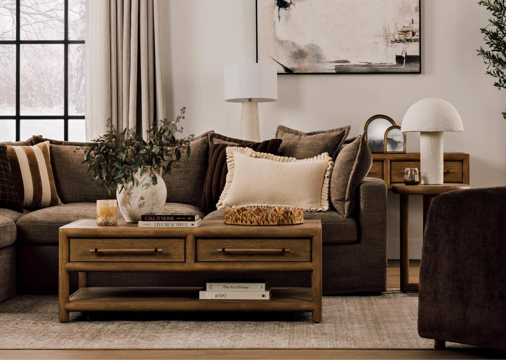 Eloise Sectional LCF -Nile Mushroom