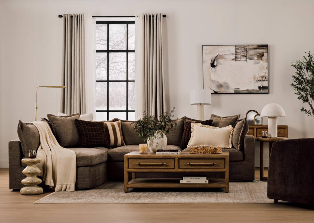 Eloise Sectional LCF -Nile Mushroom