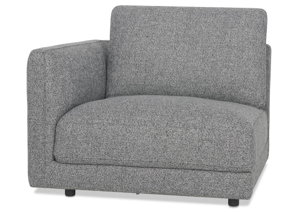 Mila Left-Arm Chair Module -Sela Iron