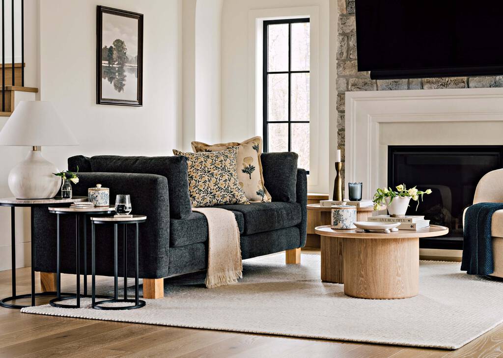 Gillian Sofa -Ashford Charcoal