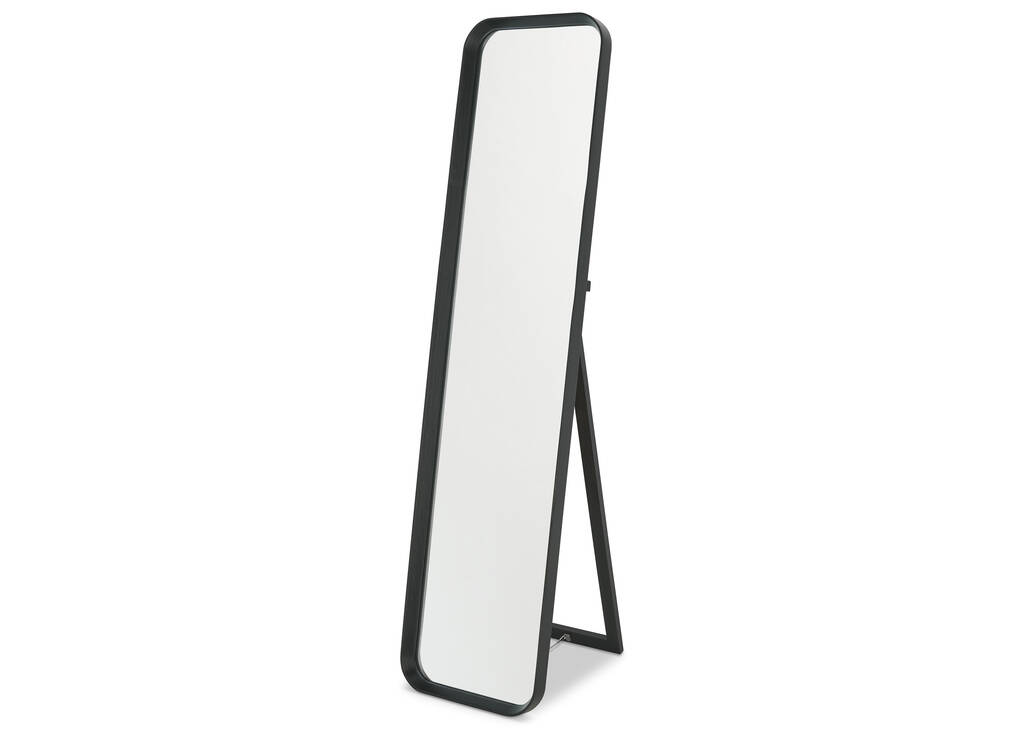 Ruben Standing Oak Mirror Black