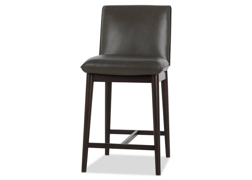 Esmae Leather Counter Stool -Reede Char
